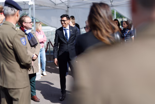 Fotografi 29: Open Day 2026 in Strasbourg- Official opening ceremony, marked by the lifting of European colors by the Eurocorps