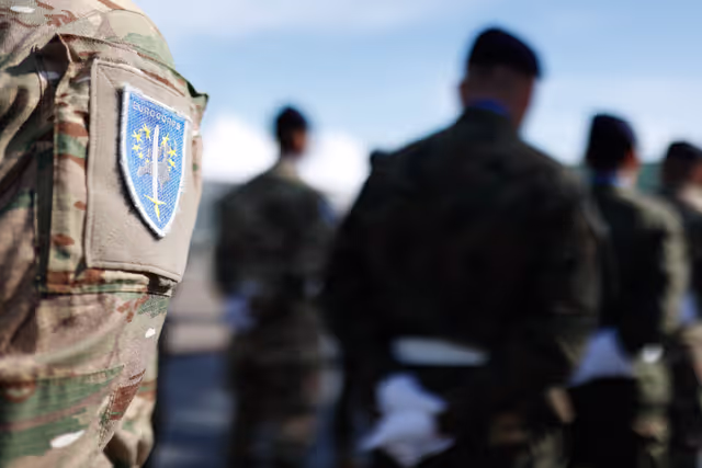 Fotografi 26: Open Day 2026 in Strasbourg- Official opening ceremony, marked by the lifting of European colors by the Eurocorps