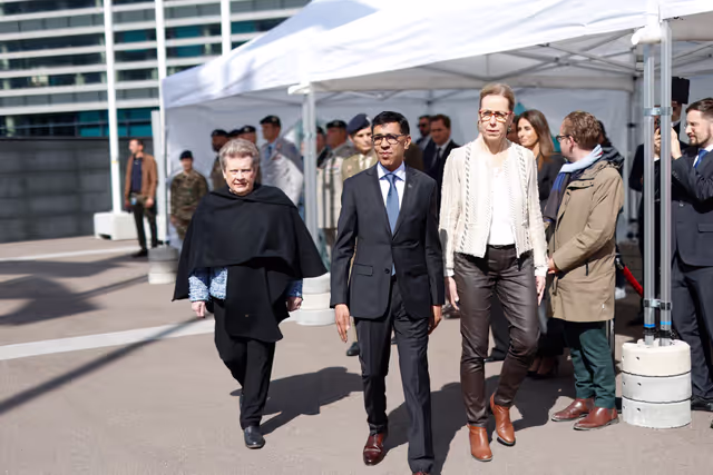 Fotografi 4: Open Day 2026 in Strasbourg- Official opening ceremony, marked by the lifting of European colors by the Eurocorps