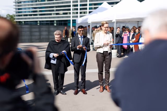 Fotografi 1: Open Day 2026 in Strasbourg- Official opening ceremony, marked by the lifting of European colors by the Eurocorps