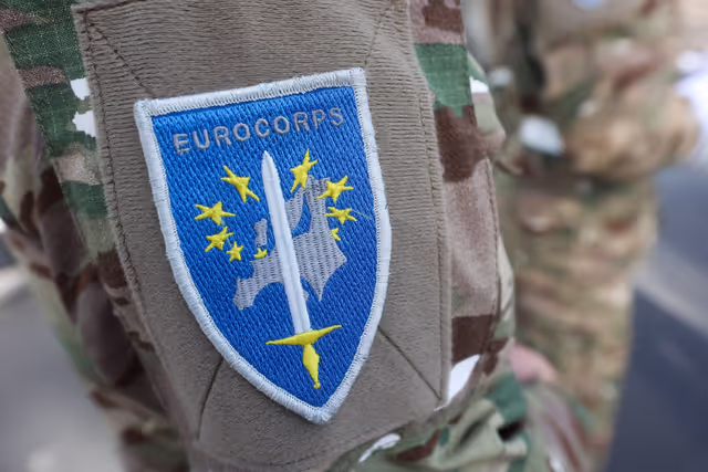 Fotografi 25: Open Day 2026 in Strasbourg- Official opening ceremony, marked by the lifting of European colors by the Eurocorps