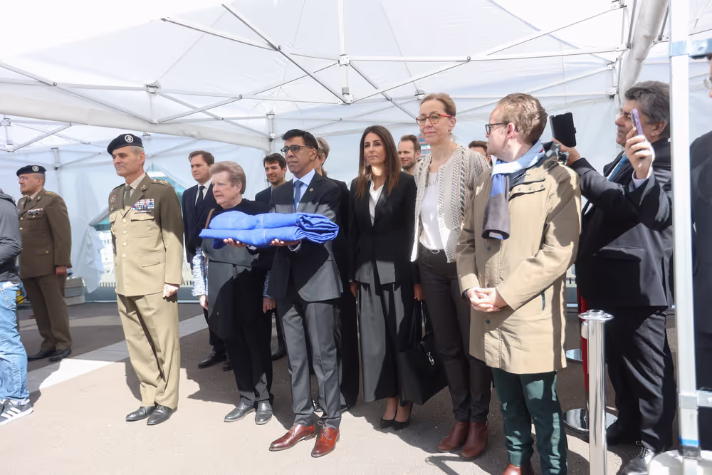 Open Day 2026 in Strasbourg- Official opening ceremony, marked by the lifting of European colors by the Eurocorps
