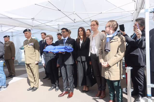 Fotografi 20: Open Day 2026 in Strasbourg- Official opening ceremony, marked by the lifting of European colors by the Eurocorps