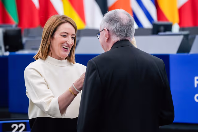 Photo 9: EP Plenary Session - European Order of Merit – Conferral ceremony
