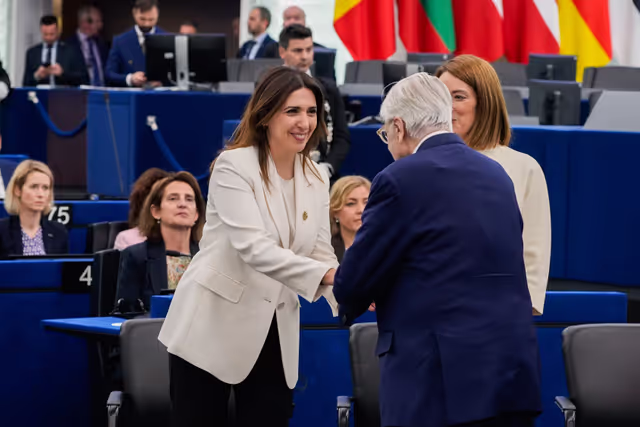 Photo 34: EP Plenary Session - European Order of Merit – Conferral ceremony