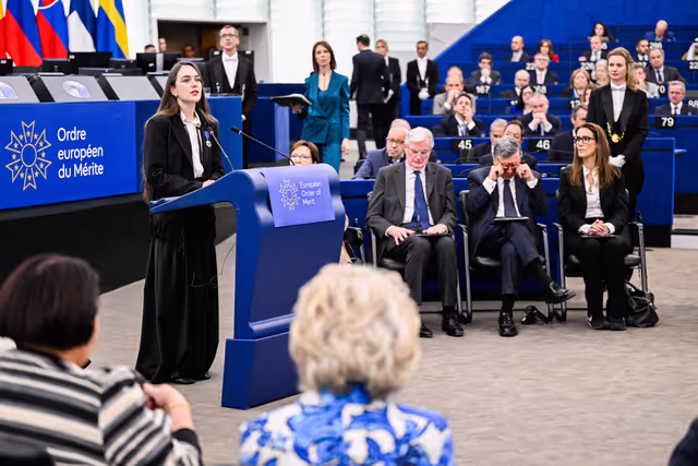 Photo 44: EP Plenary Session - European Order of Merit – Conferral ceremony