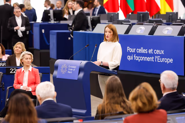 Photo 20: EP Plenary Session - European Order of Merit – Conferral ceremony