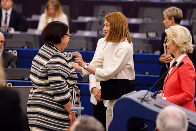 Photo 19: EP Plenary Session - European Order of Merit – Conferral ceremony
