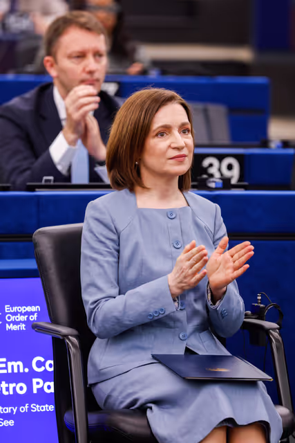 Photo 14: EP Plenary Session - European Order of Merit – Conferral ceremony