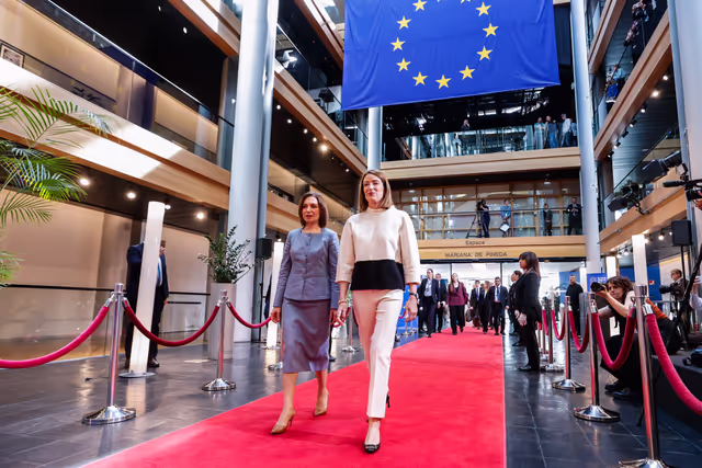 Roberta METSOLA, EP President meets with Maia SANDU, President of Moldova