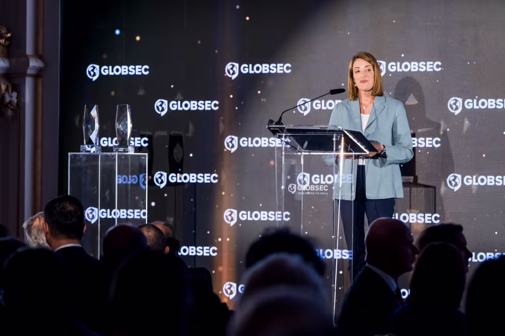 GLOBSEC Award Ceremony: Award and acceptance speech by Roberta METSOLA, EP President
