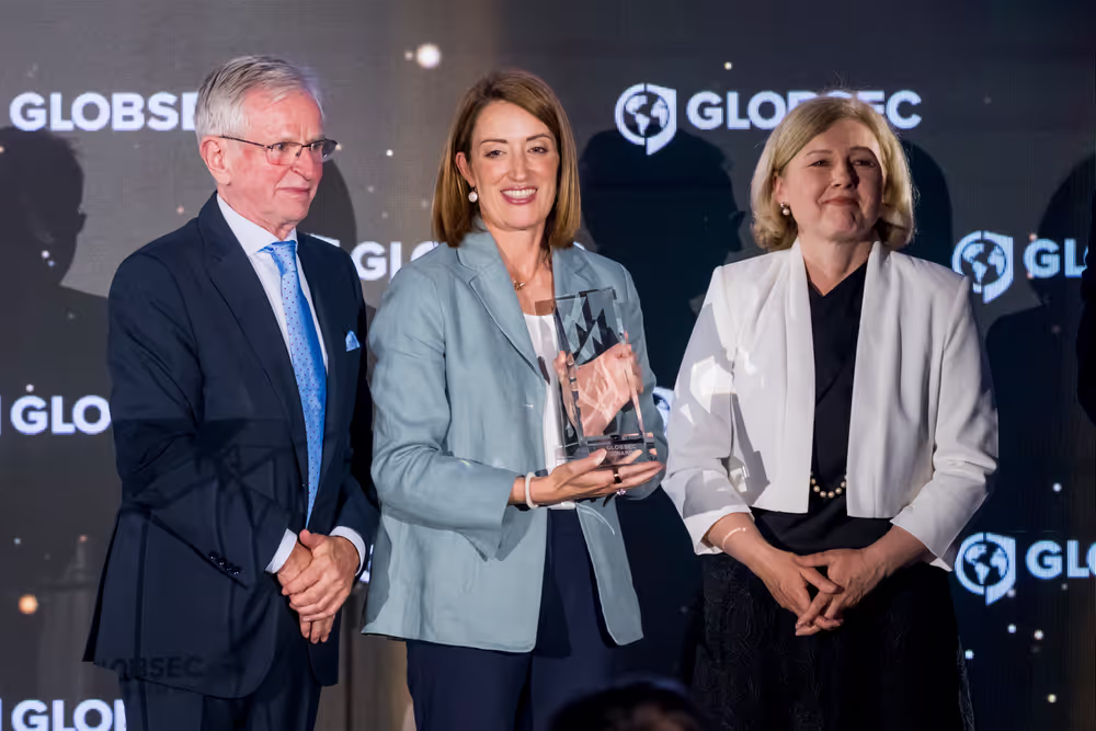 GLOBSEC Award Ceremony: Award and acceptance speech by Roberta METSOLA, EP President