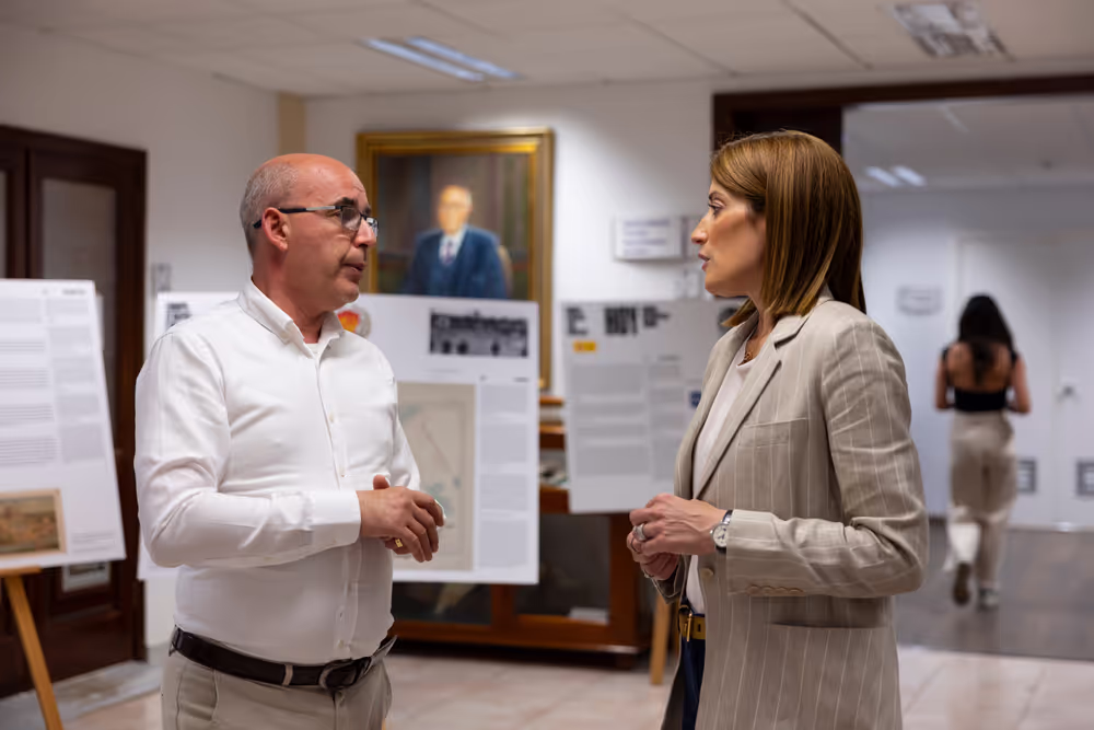 Official visit by Roberta METSOLA, EP President to L-Imsida (Malta) - Meeting with Frank BEZZINA, Rector-elect of the University of Malta