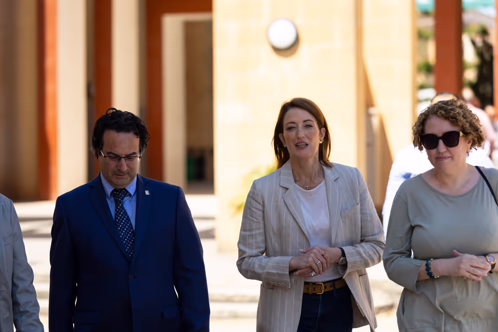 Official visit by Roberta METSOLA, EP President to L-Imsida (Malta) - Meeting with Frank BEZZINA, Rector-elect of the University of Malta