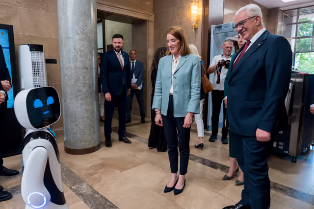 Fotografi 29: Roberta METSOLA, EP President visit to Podgorica (Montenegro) - Meeting with Andrija MANDIĆ, President of the Montenegrin Parliament and speech at the Montenegrin Parliament