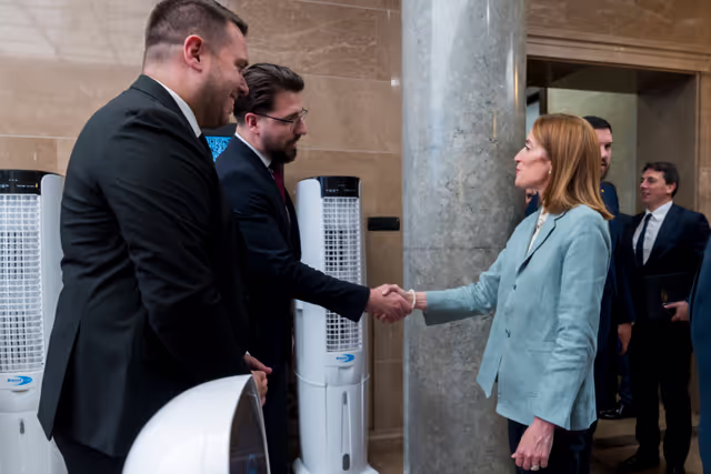 Fotografi 28: Roberta METSOLA, EP President visit to Podgorica (Montenegro) - Meeting with Andrija MANDIĆ, President of the Montenegrin Parliament and speech at the Montenegrin Parliament