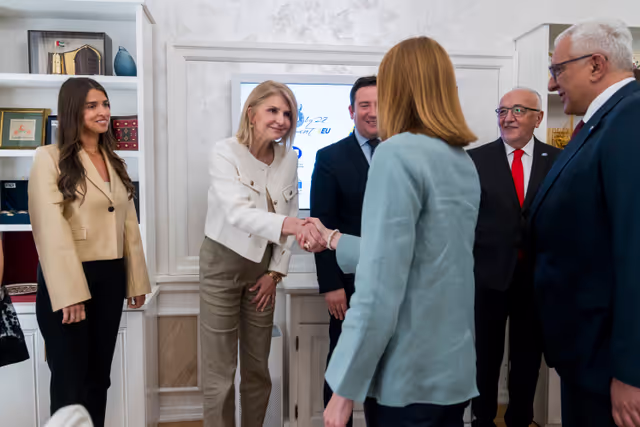 Fotografi 25: Roberta METSOLA, EP President visit to Podgorica (Montenegro) - Meeting with Andrija MANDIĆ, President of the Montenegrin Parliament and speech at the Montenegrin Parliament