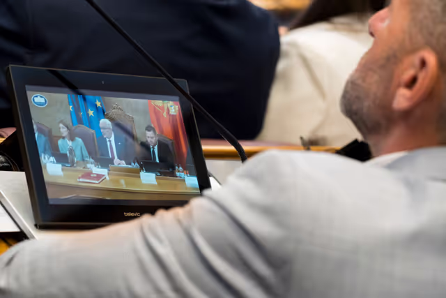 Fotografi 14: Roberta METSOLA, EP President visit to Podgorica (Montenegro) - Meeting with Andrija MANDIĆ, President of the Montenegrin Parliament and speech at the Montenegrin Parliament