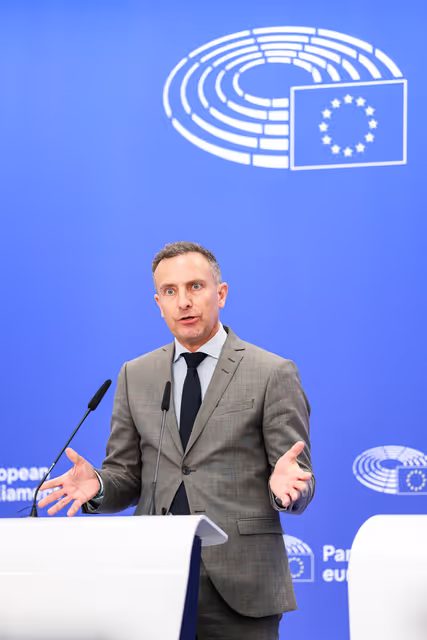 Fotografi 40: Press conference on Migration pact