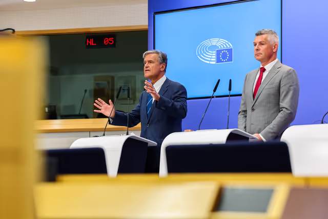 Fotografi 5: Press conference on Migration pact