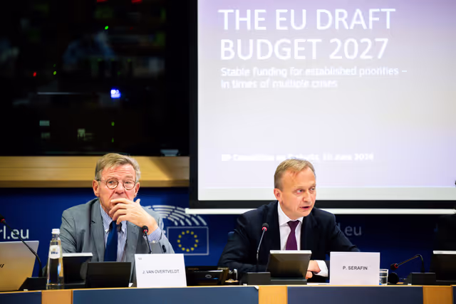 Fotografi 31: BUDG - Presentation of the Draft Budget 2027 by Piotr Serafin, Commissioner for Budget, Anti-Fraud and Public Administration