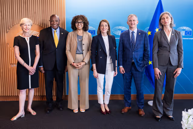 Roberta METSOLA, EP President meets with a delegation from the Congress of the United States