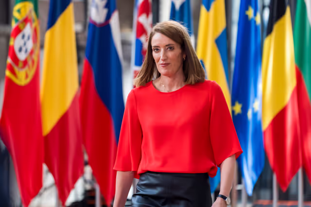 Roberta METSOLA, EP President participates at the European Council meeting