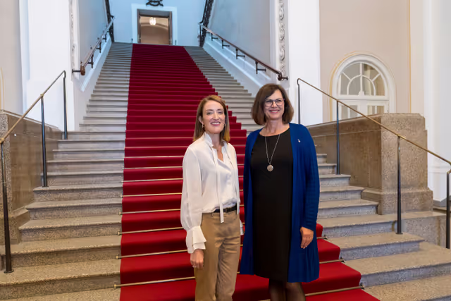 Official visit by Roberta METSOLA, EP President to Munich (Germany) - Meeting with Ilse AIGNER, President of the Parliament of the State of Bavaria (Landtag)