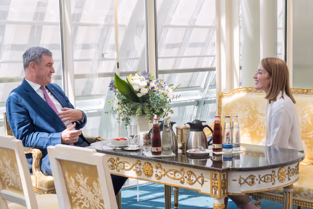 Official visit by Roberta METSOLA, EP President to Munich (Germany) - Meeting with Markus SÖDER, Minister President of the Land of Bavaria
