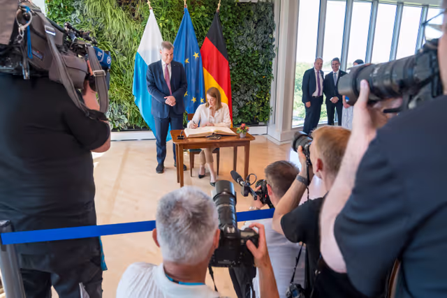 Official visit by Roberta METSOLA, EP President to Munich (Germany) - Meeting with Markus SÖDER, Minister President of the Land of Bavaria