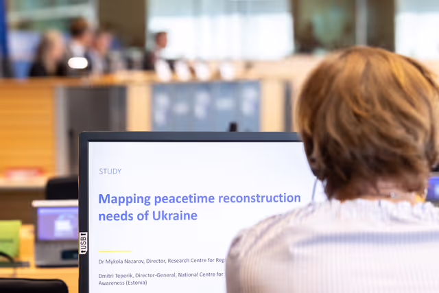 AFET - Presentation of the study on Mapping peacetime reconstruction needs of Ukraine