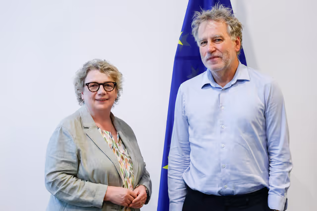 Irish Presidency Ambassador Aingeal 0'DONOGHUE  meets with Luděk Niedermayer, ECON vice Chair