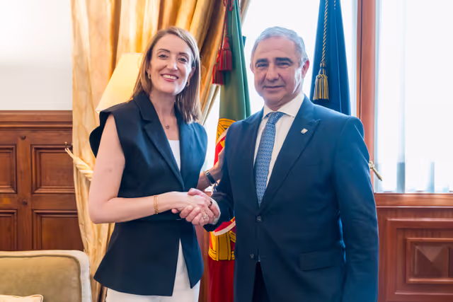 Official visit by Roberta METSOLA, EP President to Lisbon (Portugal) - Meeting with Miguel ALBUQUERQUE, President of the Regional Government of the Autonomous Region of Madeira and José Manuel BOLIEIRO, President of the Autonomous Regional Government of the Azores