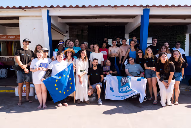 Official visit by Roberta METSOLA, EP President to Lisbon (Portugal) - Meeting with Surf Adaptado & Children with Special-Needs