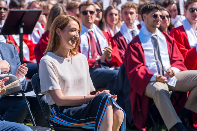 Official visit by Roberta METSOLA, EP President to Lisbon (Portugal) - Participation to the Graduation Ceremony of the NOVA School of Business & Economics