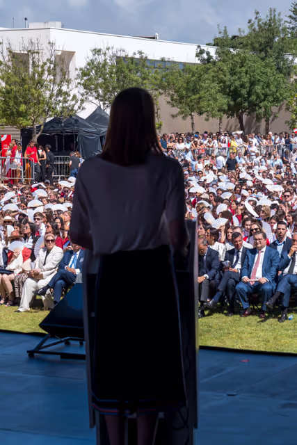 Official visit by Roberta METSOLA, EP President to Lisbon (Portugal) - Participation to the Graduation Ceremony of the NOVA School of Business & Economics