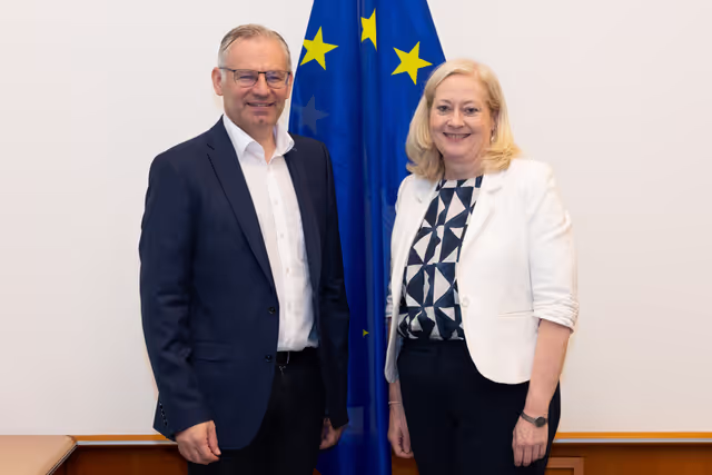 Irish Deputy Permanent Representative Cait MORAN meets with Norbert LINS, AGRI Vice-Chair