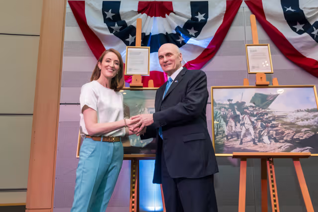 250 years of independence US with Roberta METSOLA, EP President