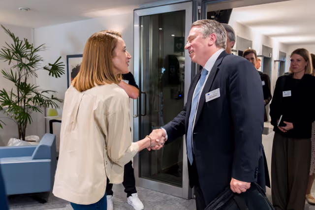 Roberta METSOLA, EP President meets with Andreas BOVENSCHULTE, President of the German Bundesrat