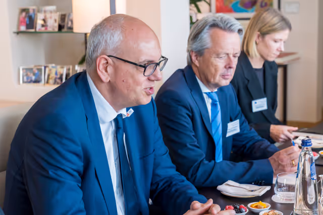 Roberta METSOLA, EP President meets with Andreas BOVENSCHULTE, President of the German Bundesrat