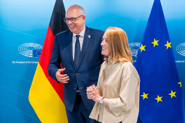 Roberta METSOLA, EP President meets with Andreas BOVENSCHULTE, President of the German Bundesrat