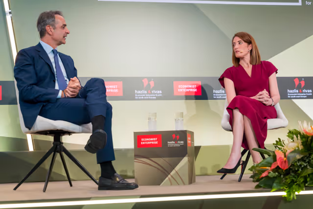Economist’s 30th Annual Government Roundtable - Debate with the participation of Roberta METSOLA, EP President and Kyriakos MITSOTAKIS, Greek Prime Minister
