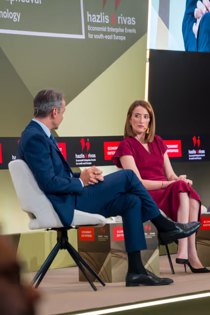 Economist’s 30th Annual Government Roundtable - Debate with the participation of Roberta METSOLA, EP President and Kyriakos MITSOTAKIS, Greek Prime Minister