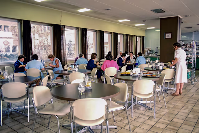 Billede 33: Schuman Cafeteria at the EP in Luxembourg.