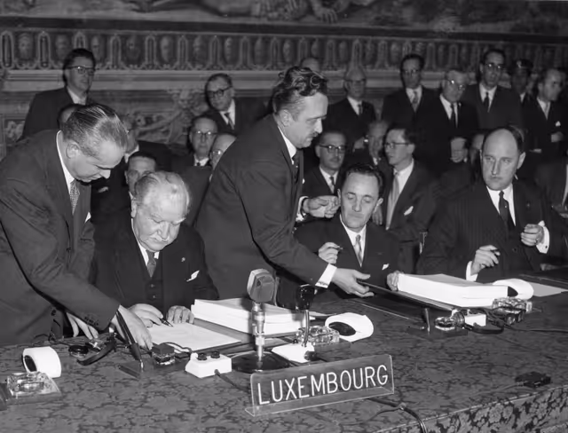 Rome Treaty Signature 1957