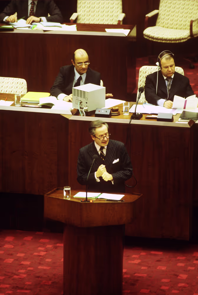 EC President in plenary session in Strasbourg.